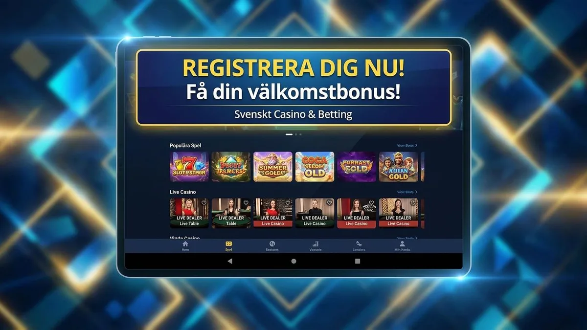 Registrera dig med bonus